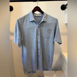 Men’s Blue Travis Mathew Polo Shirt sz M